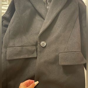ZARA ADERERROR WOOL BLEND OVERSIZED COAT